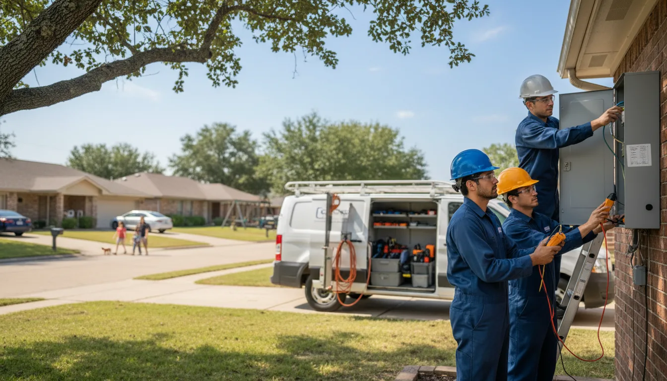 Certified electrician providing emergency electrical services in Garner, AR